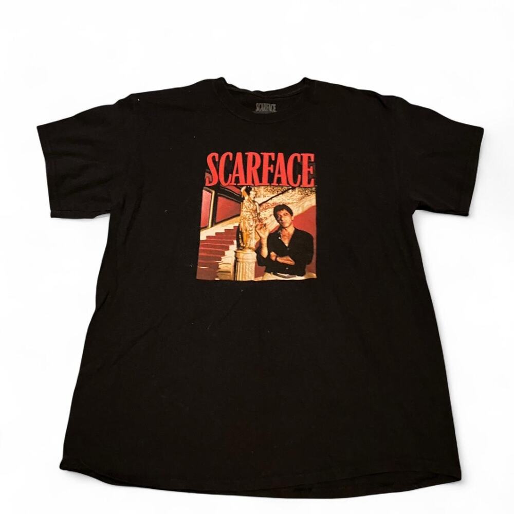 Scarface movie black cotton t shirt